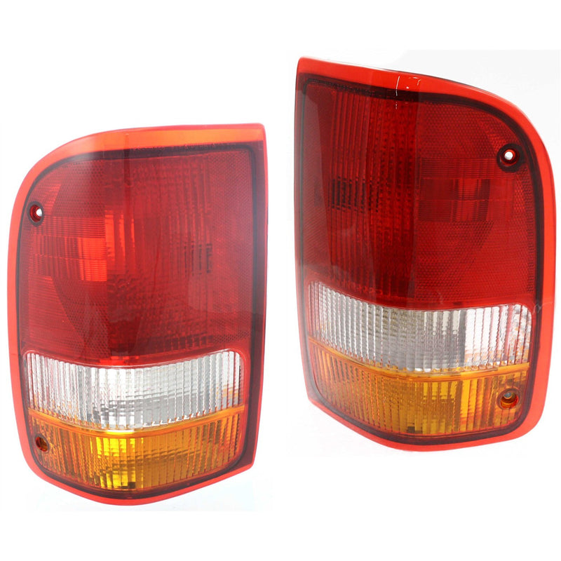 Tail Light Set For 1993-1997 Ford Ranger Driver and
