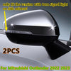 Mitsubishi Outlander Side Rearview Mirror Covers Caps Chrome 2 x (2022–2023)