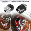 Motorcycle 2 x 14mm Aluminum Alloy Plastic Motorcycle Slider Frame