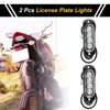 Car Motorcycle 2 x License Plate Light / 12V / Tag Lamp