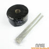 Car Black Pipe Wrap Exhaust Turbo Heat Manifold Header 2"