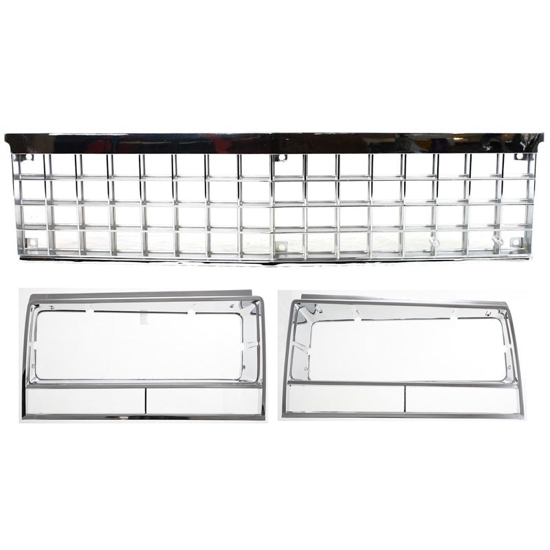 Grille and Headlight Door Kit For 1982-1987 Chevrolet El