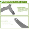 BMW X5 E70 (2007-2013) Gray Black Door Handle Pull Trim Cover