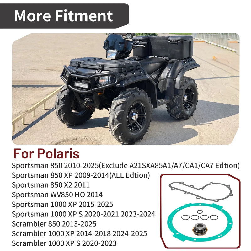 Polaris Sportsman Scrambler 850 XP 1000 Water Pump Seal + Cover Gasket Kit