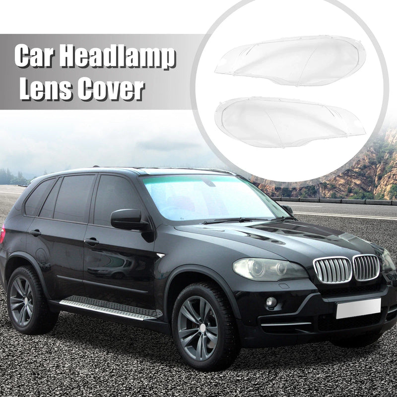 BMW X5 E70 Front Headlight Lens Cover (2007-2013)