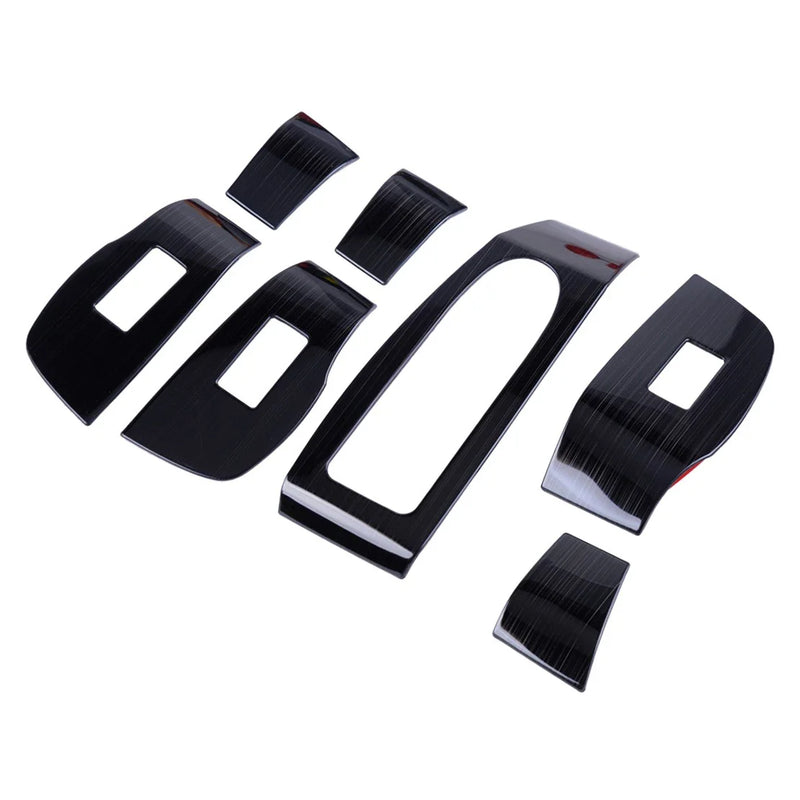 Mazda 3 7 x Black Ti Power Window Switch Trims (2019-2020)