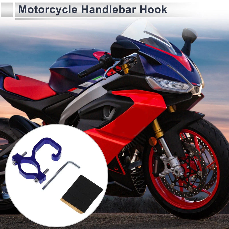 Motorcycle Arc Hanging Hook Hexagon Wrench Gasket 1 Set Blue