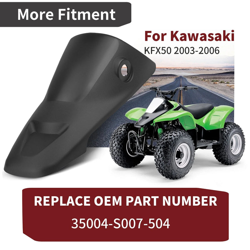 Kawasaki KFX50 Front Fender Black (2003–2006)