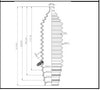 Power Steering Rack End Boots Universal