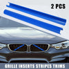BMW X3 Blue Front Grille Insert Stripes Grill Trims Clips (2011-2018)