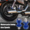 Kawasaki 1 Pair M10x1.5 Blue Motorcycle Swing Arm Spools Sliders