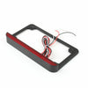 Universal Motorcycle 6" LED License Plate Frame with Tail Brake Light