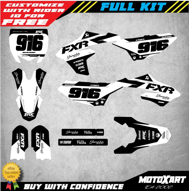 Yamaha YZ 65 Custom Graphics Full Sticker Kit Decals (2018-2023)