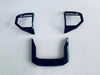 Toyota Prado LC250 3 x Black ABS Steering Wheel Cover Trim (2024-2025)