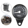 Motorcycle Tachometer 12V Backlit Analog 12000RPM Black
