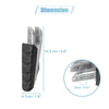 BMW Black 1 Pair 8mm Aluminum Aolly Footrest Footpeg
