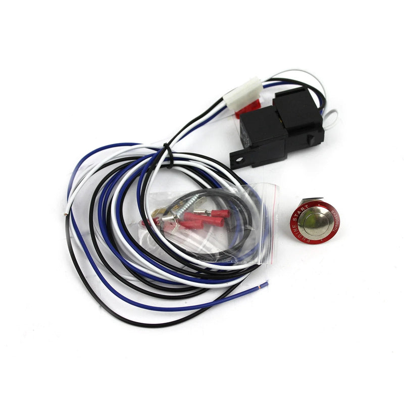 Car Models Race Engine Push Start Button with Relay
