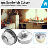 Kids 304 Stainless Steel Uncrustable Sandwich Cutter Sealer 3.5"