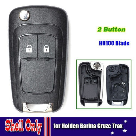 2 Button Flip Remote Key Shell case Fob for Holden Barina