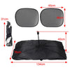 Car Windshield Sun Shade Umbrella Front Visor L Size Silver