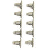 Lexus GX470 10 x Gray Rocker Moulding Clips (2003–2004)