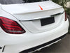 Mercedes-Benz C-Class W205 Sedan Rear Spoiler Wing Unpainted (2015-2021)
