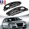 Audi A4 B8 S-Line S4 Bumper HONEYCOMB Fog Light Lamp Cover (2008-2012)