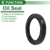 Oil Seal 55x75x10mm Seal Ring Rotary Shaft NBR Rubber High Pressure Black