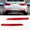 BMW 3-Series 1 Pair / Rear Bumper Reflector Lamp (2012–2017)