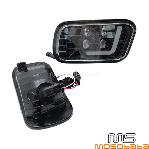 Dodge Ram 1500 2500 3500 LED Fog Driving Lights & White DRL Lamp (09-14)