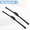 Hyundai Elantra GT / I30 13" Rear Windshield Wiper Blades (2012-2017)