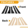 Subaru Forester 6 Pcs Black Car Pillar Window Trim Covers (2019-2023)