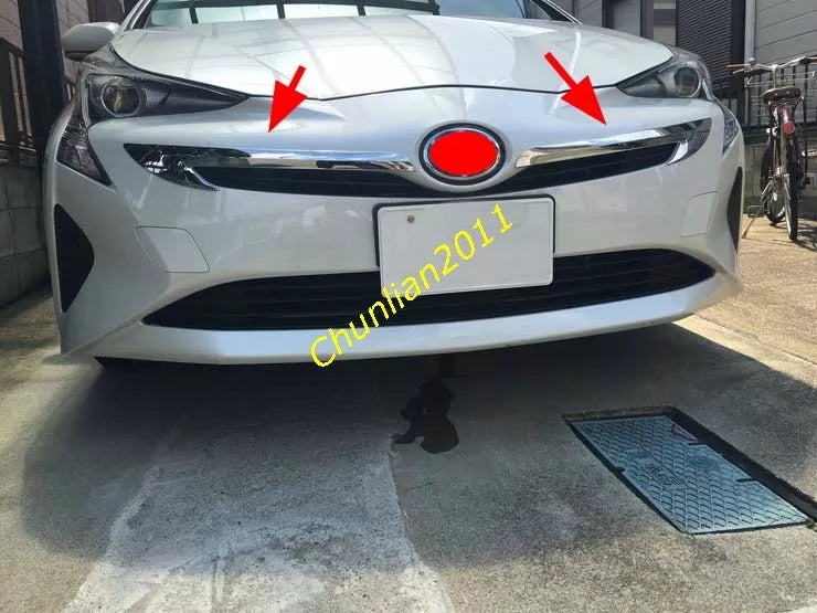 Toyota Prius XW50 Chrome Front Grille Frame Cover Trim (2016-2018)