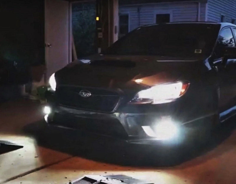 H27 () - Pair Hi-Power 8000LM 40W Pure White LED Fog DRL Spot Lights