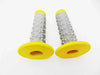 Yamaha YZ250F Forseti Yellow Grey Diamond Handlebar Grip Set