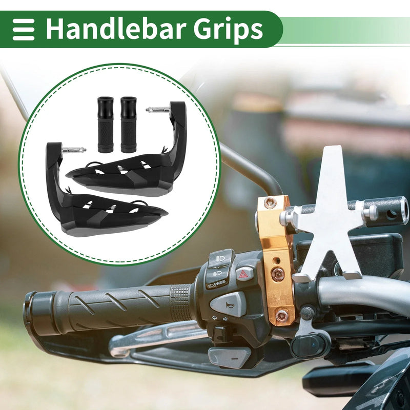Motorcycle Hand Grips Cover Handlebar Cover Aluminum Diamond Pattern