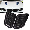 Car Decorative Air Flow Intake Hood Scoop Vent Bonnet Cover Black