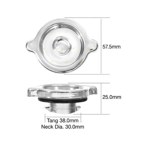 Ford Falcon XW XY ZA ZB ZC ZD Engine Oil Cap Metal Bayonet (1967-1972)