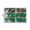 Motorcycle F3 177 x Green Fairing Bolts M5/M6