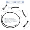 Motorcycle Brake Line / 35.43" 10mm / Stainless Steel Black Hydraulic Oil Hose