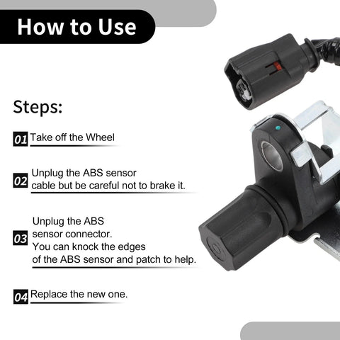 Dodge Ram 2500 Pickup (2010-2018) - Rear Left or Right Side ABS Sensor