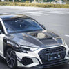 Audi A3 S3 RS3 2021-2025 Real Carbon Fiber Bonnet Engine Hood Panel Cover