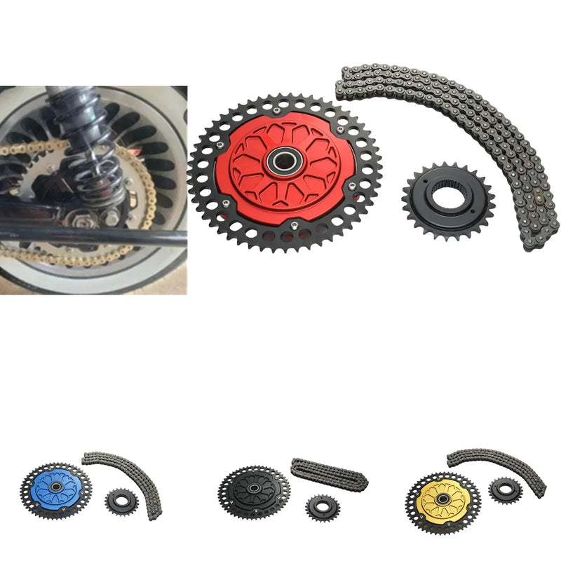 Harley Road Glide M8 Blue Transmission Sprocket Conversion (2009-2024)