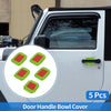 Jeep Wrangler JL (2018-2022) - ABS Green 5 Pcs Door Bowl Cover Trim