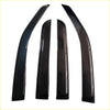 Set of four black glossy finished car window visors weather shields for isuzu d-max 2021-2023