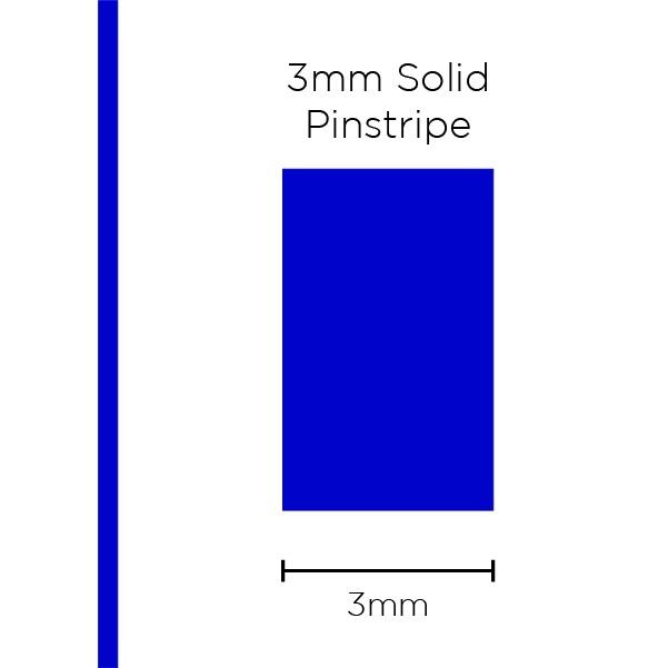 Saas Pinstripe Solid Dark Blue 3mm x 10m 1115