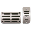 Saas Pedal Pad Kit Auto - Aluminium Black Slots 23123BA