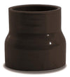 Saas Silicone Straight Reducer 63 x 76 x 76mm Black