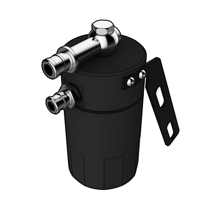 Saas Oil Catch Can Baffled Billet (Black) 500mL Suits LS1