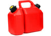 Scepter Fuel Can Combo Plastic 6L/2.5L Red